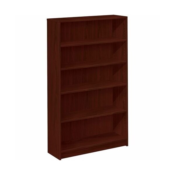 Hon HON 1875N, 1870 Series Bookcase, Five Shelf, 36w X 11 1/2d X 60 1/8h, Mahogany HON1875N - main